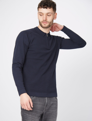 long sleeve polo shirts asda