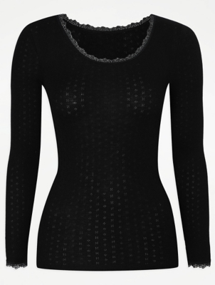 thermal long sleeve top womens asda