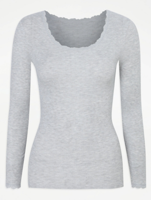 thermal long sleeve top womens asda