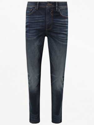 asda mens black jeans