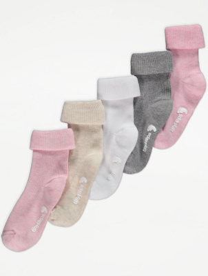 asda baby girl socks
