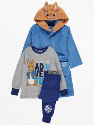 peter rabbit baby dressing gown