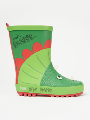 asda dinosaur wellies