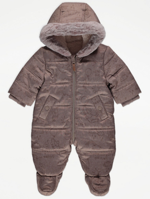 baby girl snowsuit asda