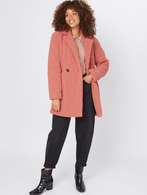 asda george teddy coat