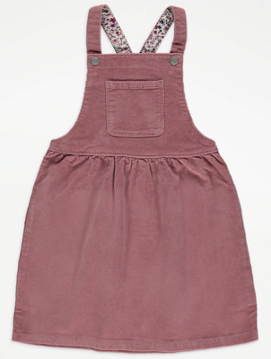 asda burgundy pinafore