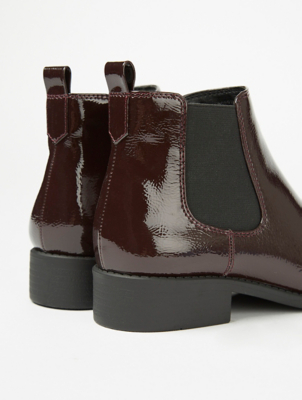 asda burgundy boots