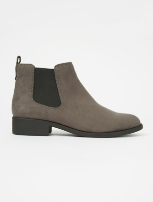 wide fit suede chelsea boots