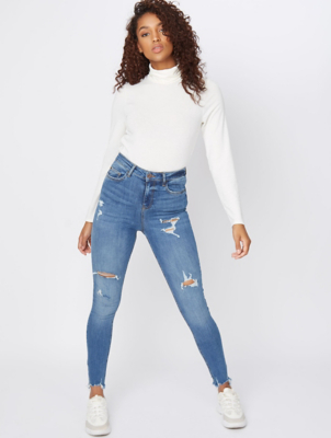 straight leg jeans asda