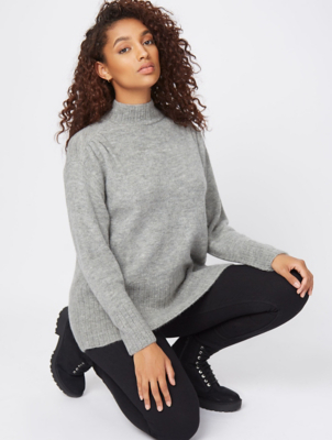 grey slouch jumper