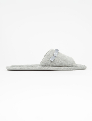 fluffy flip flop slippers asda