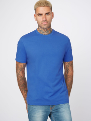 Cobalt Blue Crew Neck T-Shirt