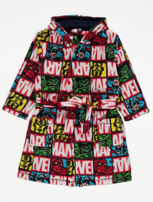 childrens marvel dressing gown