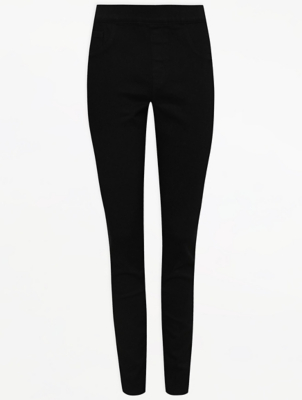 only black jeggings