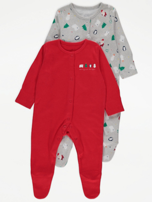 asda christmas sleepsuit