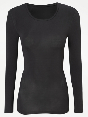 thermal long sleeve top womens asda