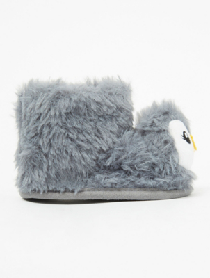 penguin slipper boots