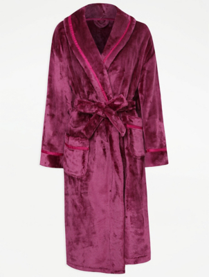 asda pink dressing gown