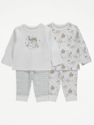 Disney Winnie the Pooh Long Sleeve Pyjamas 2 Pack