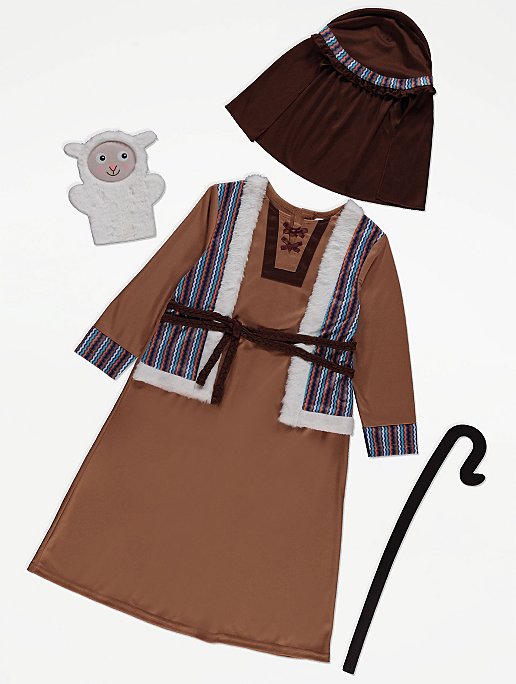 Nativity Shepherd Fancy Dress Costume | Kids | George at ASDA