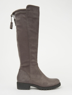 asda ladies knee high boots