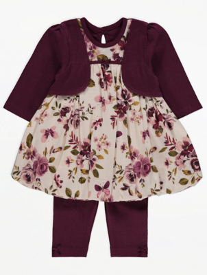 asda baby girl christmas outfit