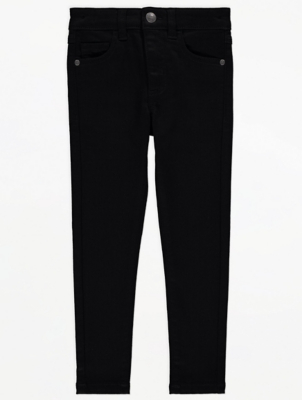 asda boys black jeans