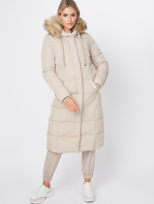 asda george cream coat