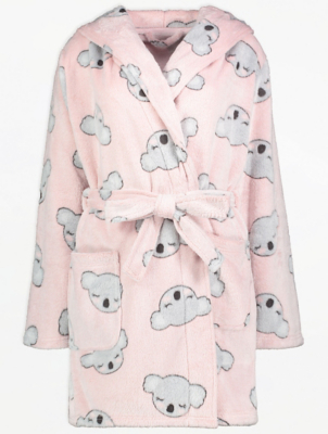 asda pink dressing gown