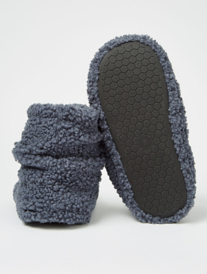 mens slipper boots asda
