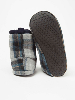 mens slipper boots asda
