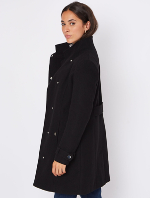 black formal coat