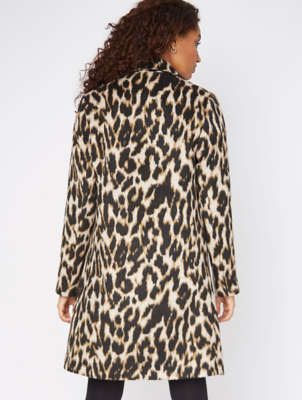 Asda animal print coat best sale