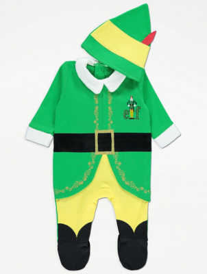 asda baby elf costume