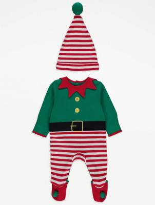 asda baby elf costume