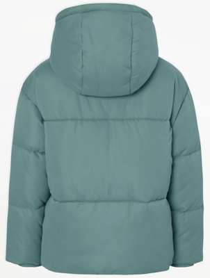 asda green parka coat