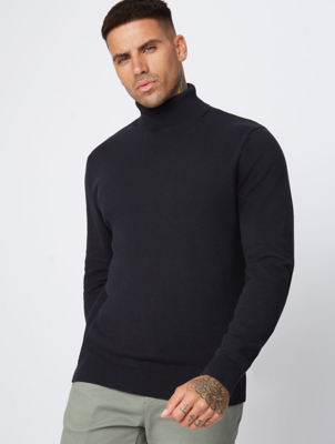 ladies polo neck jumpers asda