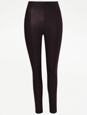 leather look leggings asda