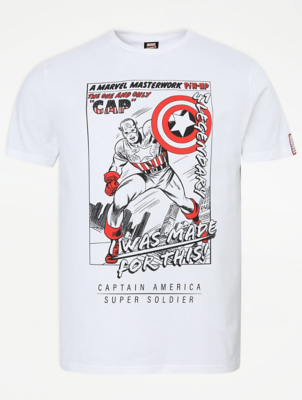 captain america t shirt asda