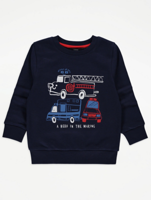 Navy Hero Graphic Sweatshirt