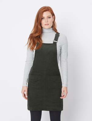 asda green pinafore