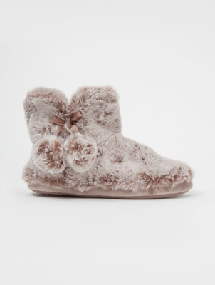 ladies slipper boots asda