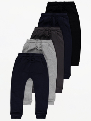Joggers 5 Pack | Kids | George at ASDA
