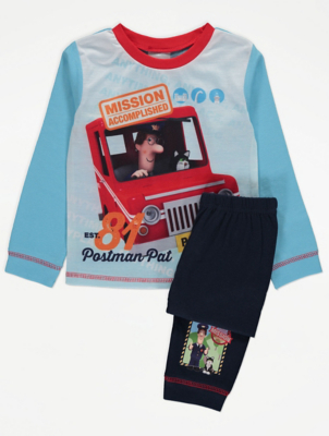 Postman Pat Blue Pyjamas Kids George At Asda