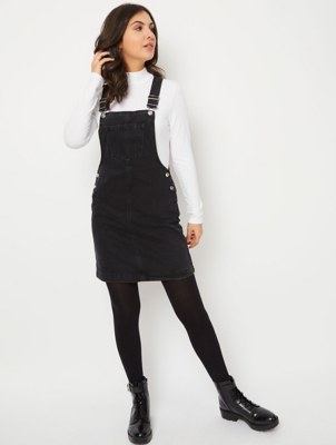 denim pinafore dress asda