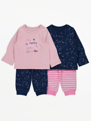 baby girl sleepsuits asda