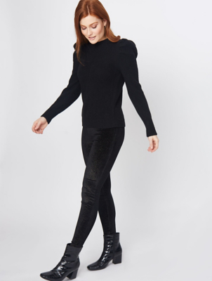 asda ladies black leggings