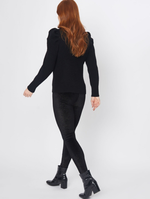 leather look leggings asda