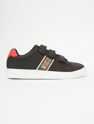 asda boys black shoes