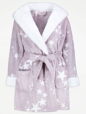 pink dressing gown asda